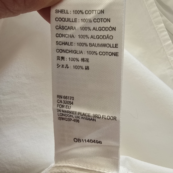 Free People Cece Poplin Top Size M - Picture 8 of 13